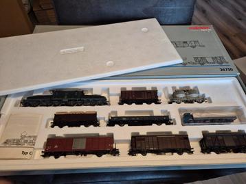 Märklin 26730 - Krokodil met 7 goederenwagens beschikbaar voor biedingen