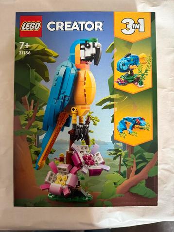 Lego Creator 31136 Exotische Papegaai Nieuw in doos beschikbaar voor biedingen