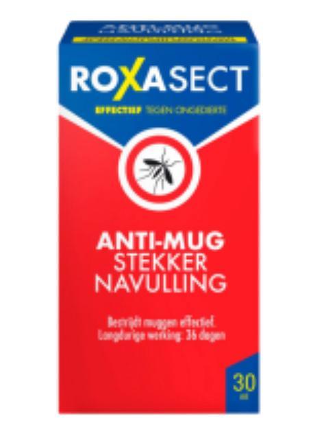 Roxasect Anti-Mug Stekker Navulling 30ml Nieuw!!, Tuin en Terras, Bestrijdingsmiddelen, Nieuw, Ongediertebestrijding, Ophalen