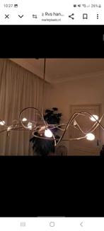 Plafonlamp, Ophalen of Verzenden, Gebruikt, Glas