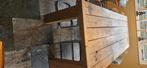 Steigerhouten eettafel, Ophalen, 200 cm of meer, 50 tot 100 cm, Vijf personen of meer