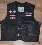 fostex leren vest met diverse patches. maat 2xl, Motoren, Ophalen of Verzenden, Nieuw zonder kaartje, Heren, Fostex