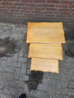 bijzet /nesttafeltjes met webbing blad, Ophalen of Verzenden, 'T Olde Gre-j, Info@toldegrej.nl, Endepoelstraat 20f Didam