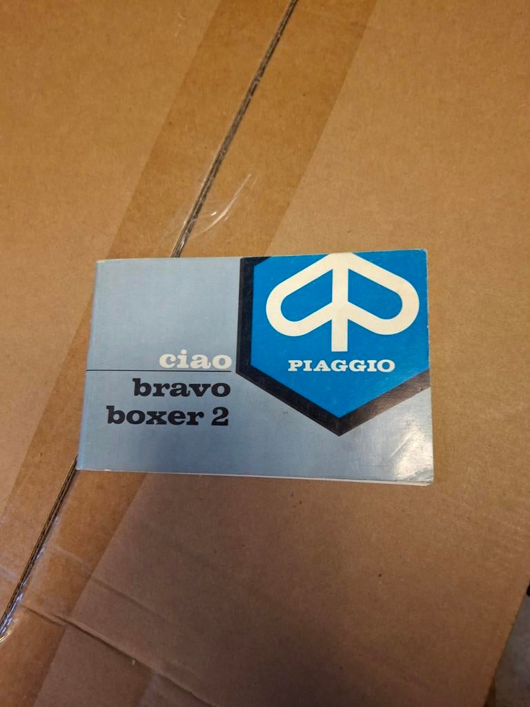 Instructieboekje Piaggio Ciao/Bravo/Boxer 2, Ophalen of Verzenden, Gebruikt