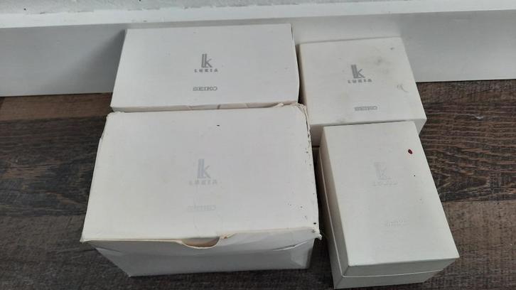Verschillende Seiko Lukia Dames Horloge Dozen, Sieraden, Tassen en Uiterlijk, Overige Accessoires, Gebruikt, Ophalen of Verzenden