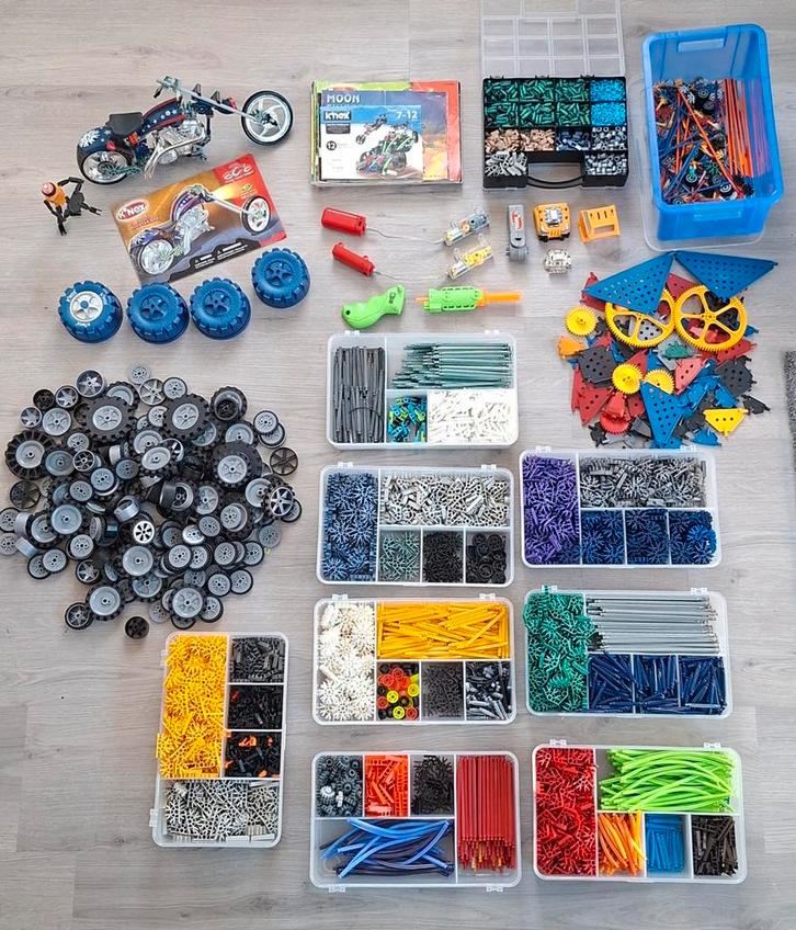 KNEX grote partij,  vele mogelijkheden, Kinderen en Baby's, Speelgoed | Bouwstenen, K'nex, Ophalen of Verzenden