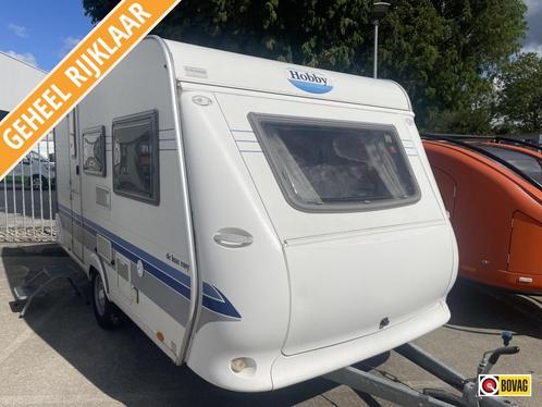 Hobby De luxe Easy 400 KB +mover+voortent, Caravans en Kamperen, Caravans, Bedrijf, tot en met 4, 750 - 1000 kg, Standaardzit