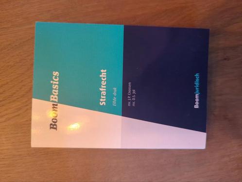 J.P. Cnossen - Boom Basics Strafrecht, Boeken, Wetenschap, Zo goed als nieuw, Ophalen of Verzenden