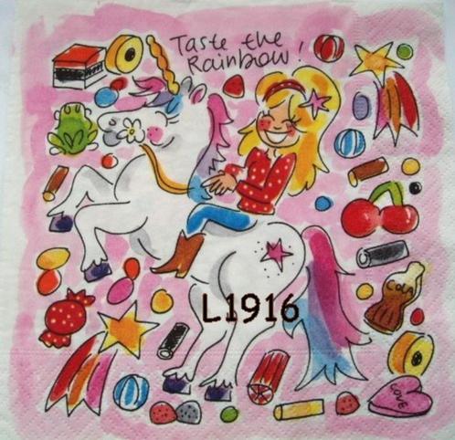 Servetten decoupage/bullet journal –  NIEUW Blond L1916, Hobby en Vrije tijd, Knutselen, Nieuw, Materiaal, Verzenden