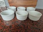 Soufflé pastei schaaltjes, 6 stuks, 9 cm, porselein, Huis en Inrichting, Keuken | Servies, Nieuw, Ophalen of Verzenden, Schaal of Schalen