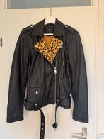 Scotch & Soda Leren Bikerjacket  L, Zwart, Maat 42/44 (L), Scotch & Soda, Ophalen of Verzenden