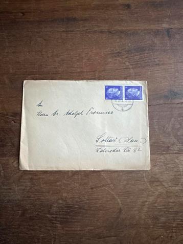Oude Duitse brief met Hitler postzegels beschikbaar voor biedingen