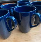 6 Donkerblauwe Ikea Mokken / Bekers, Ophalen of Verzenden, Zo goed als nieuw