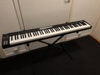 88-key midi keyboard weighted incl. Standaard, Muziek en Instrumenten, Keyboards, Ophalen of Verzenden, Zo goed als nieuw, 88 toetsen
