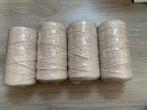 Macrame Garen | Beige | Totaal 400 METER, Ophalen of Verzenden, Zo goed als nieuw
