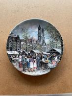 Wandbord "Het Amsterdamse Waterlooplein", Antiek en Kunst, Ophalen of Verzenden