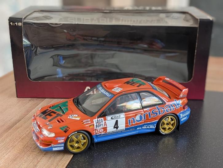 model auto Subaru nr4, Hobby en Vrije tijd, Modelauto's | 1:18, Zo goed als nieuw, Autoart, Ophalen