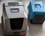 Grote kattenbak en reismand, Dieren en Toebehoren, Ophalen, Gebruikt
