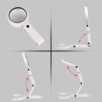 2-in-1 Loeplamp vergrootglas neerzetten vasthouden met licht, Ophalen of Verzenden, Loeplamp