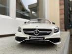 1:18 Mercedes S63 AMG Cabrio Designo wit GT Spirit / JJTOP, Nieuw, Overige merken, Ophalen of Verzenden, Auto