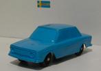 Volvo 142 blauw o groen zacht plastic. Galanite. Sweden 1:43, Hobby en Vrije tijd, Modelauto's | 1:43, Ophalen of Verzenden, Gebruikt