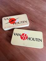 Twee “van Houten”-blikken, Verzamelen, Blikken, Ophalen of Verzenden, Gebruikt, Overige, Overige merken
