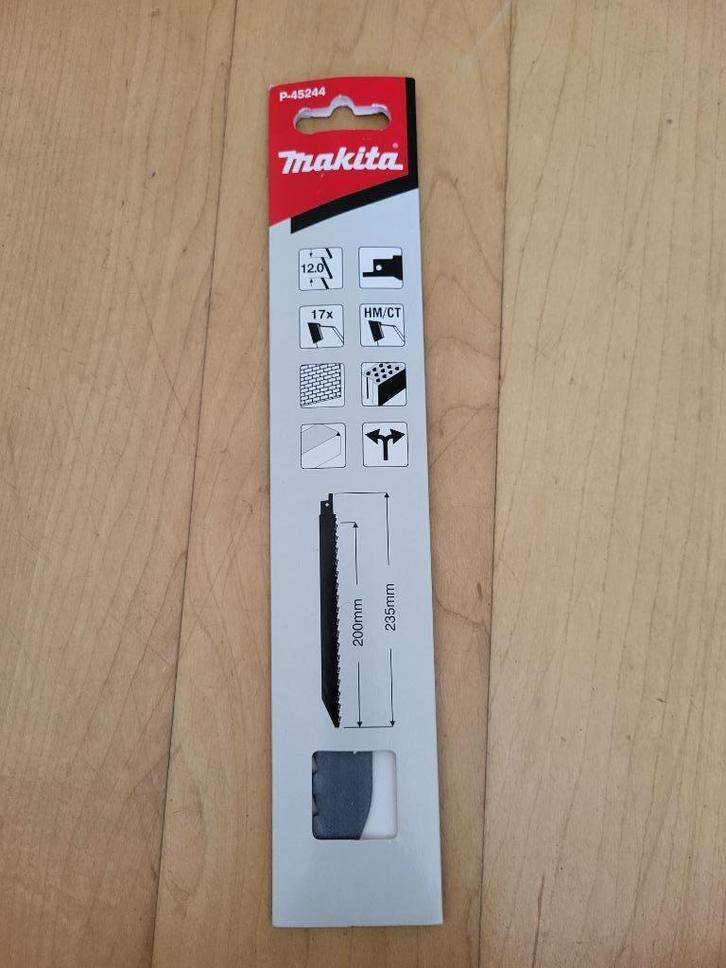 Nieuw Makita Recipro Zaagblad 200 Steen S1543hm P-45244, Doe-het-zelf en Verbouw, Gereedschap | Handgereedschap, Nieuw, Ophalen of Verzenden