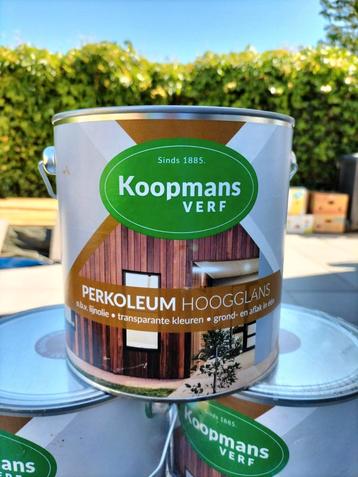 Koopmans 7 Nieuwe blikken Perkoleum Hoogglans van Koopmans beschikbaar voor biedingen