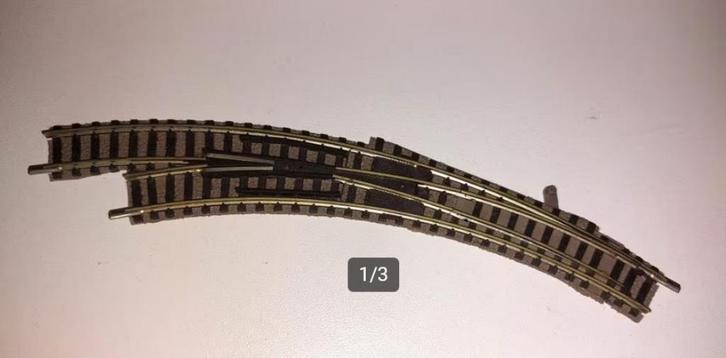 Fleischmann N 9174 - Gebogen wissel links profirail, Hobby en Vrije tijd, Modeltreinen | N-Spoor, Zo goed als nieuw, Rails, Gelijkstroom