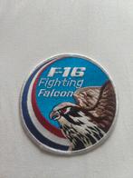 Patch F-16 falcon Nederlandse vlag swirl, Verzamelen, Ophalen of Verzenden, Zo goed als nieuw, Patch, Badge of Embleem