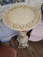 Vintage capodimonte planten zuil porselein, Ophalen, Heikant 21 Kaatsheuvel, Belle Vieille Brocante, Zo goed als nieuw