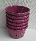 T001 Ultrapro bakjes, cupcakes, Tupperware, Ophalen of Verzenden, Nieuw, Paars, Schaal