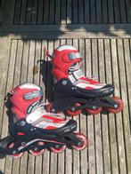 Verstelbare skeelers voor kinderen (rood, wit en zwart), Sport en Fitness, Skeelers, Kinderen, Zo goed als nieuw, Inline skates 4 wielen