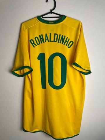 Origineel Brazilië 2010 shirt Ronaldinho. Maat L. beschikbaar voor biedingen