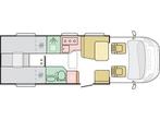 Adria Coral Axess 670 SL, Caravans en Kamperen, Automaat, Ringverwarming, Koelkast, Bedrijf
