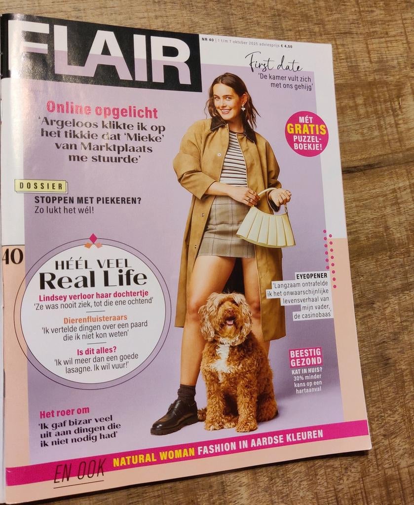 Flair 2025 Nummer 40, Boeken, Tijdschriften en Kranten, Ophalen of Verzenden, Zo goed als nieuw, Damesbladen