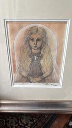 Toorop - Tekening cara Nolet gesigneerd, Ophalen of Verzenden