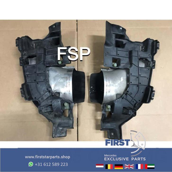 W205 C43 AMG uitlaat sierstuk Mercedes C Klasse 2014-2019 ui, Auto diversen, Tuning en Styling, Ophalen of Verzenden