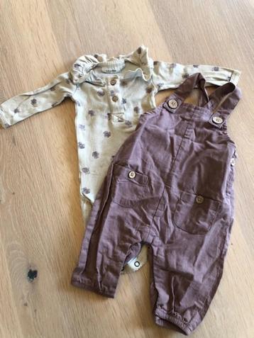 Nieuw! Lil' Atelier romper & tuinbroekje! Maat 56 beschikbaar voor biedingen