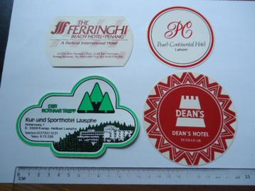 sticker oud Hotel retro penang peshawar lahore laasphe diver beschikbaar voor biedingen