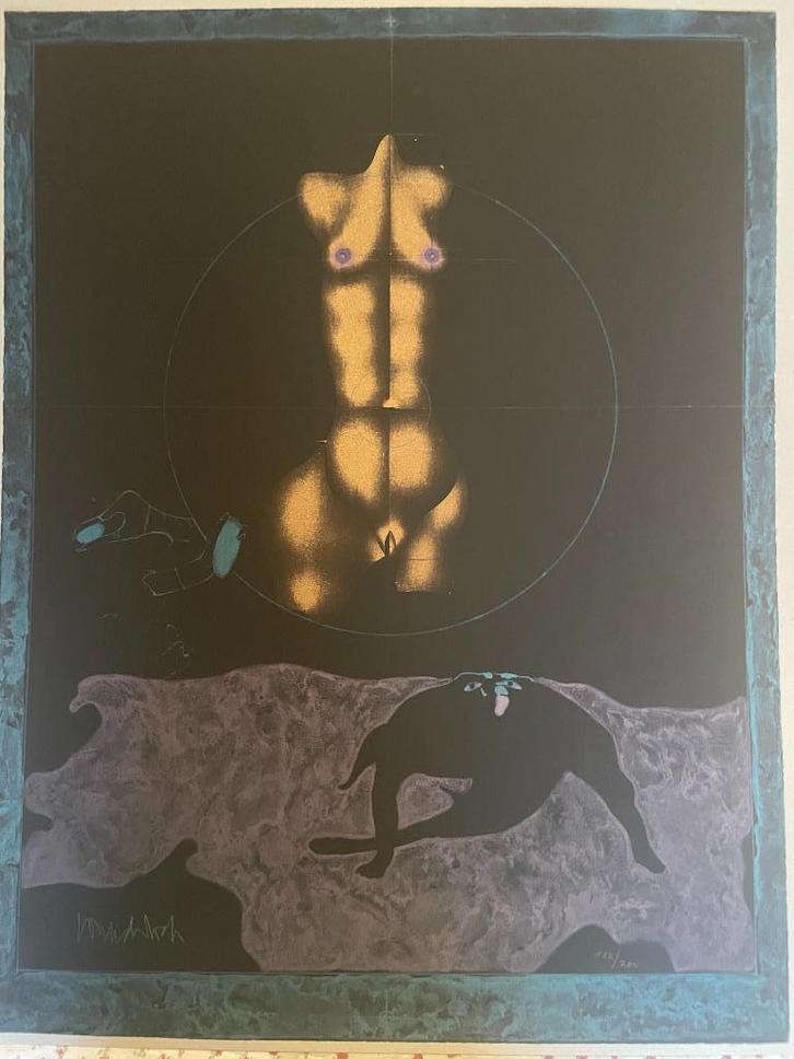 Paul Wunderlich handgesigneerd, Antiek en Kunst, Kunst | Litho's en Zeefdrukken, Verzenden