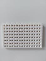 8 technic Lego steen + gaten 1x16 wit, Ophalen of Verzenden, Zo goed als nieuw, Losse stenen, Lego