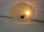 Vintage jaren 50 schaal lamp glas 48 cm diameter., Huis en Inrichting, Lampen | Plafondlampen, Gebruikt, Onbekend, Ophalen of Verzenden