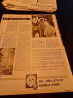 Paginagrote Advertentie van Shell Pernis 1957, Ophalen of Verzenden, Zo goed als nieuw, Overige typen