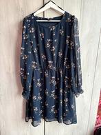 Blauwe bloemenjurk Vero Moda XL, Blauw, Vero Moda, Maat 46/48 (XL) of groter, Ophalen of Verzenden