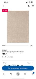 Stoense vloerkleed Ikea 133x195 cm, Ophalen, Minder dan 10 m²
