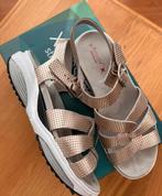 Xsensible Luxe Sandalen Mat Goud Leer Maat 39 G Koopje, Xsensible, Overige kleuren, Nieuw, Sandalen of Muiltjes