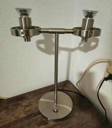 Van de Heg tafellamp,bureaulamp met 2 Spots - Metaal beschikbaar voor biedingen