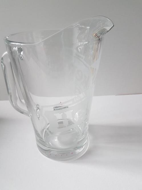 Heineken glas Pitcher, Verzamelen, Biermerken, Nieuw, Glas of Glazen, Heineken, Ophalen of Verzenden