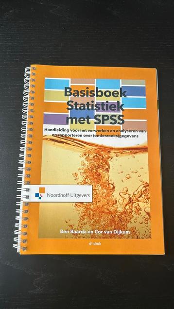 Ben Baarda - Basisboek Statistiek met SPSS beschikbaar voor biedingen